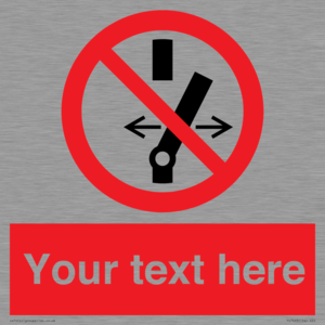 Custom prohibition Do not alter the state of the switch